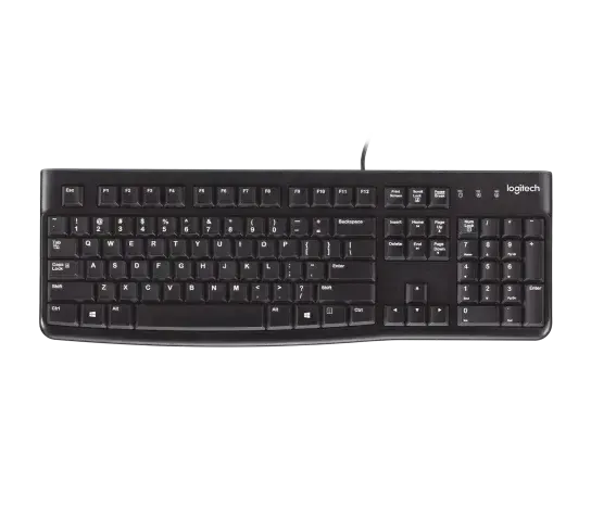 logitech, K120, Keyboard Black