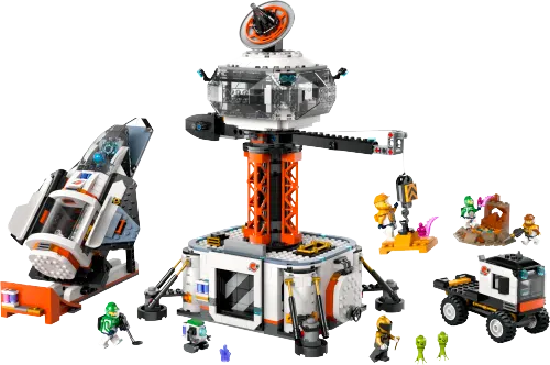 კონსტრუქტორი LEGO City Space base and launch pad for a rocket 60434