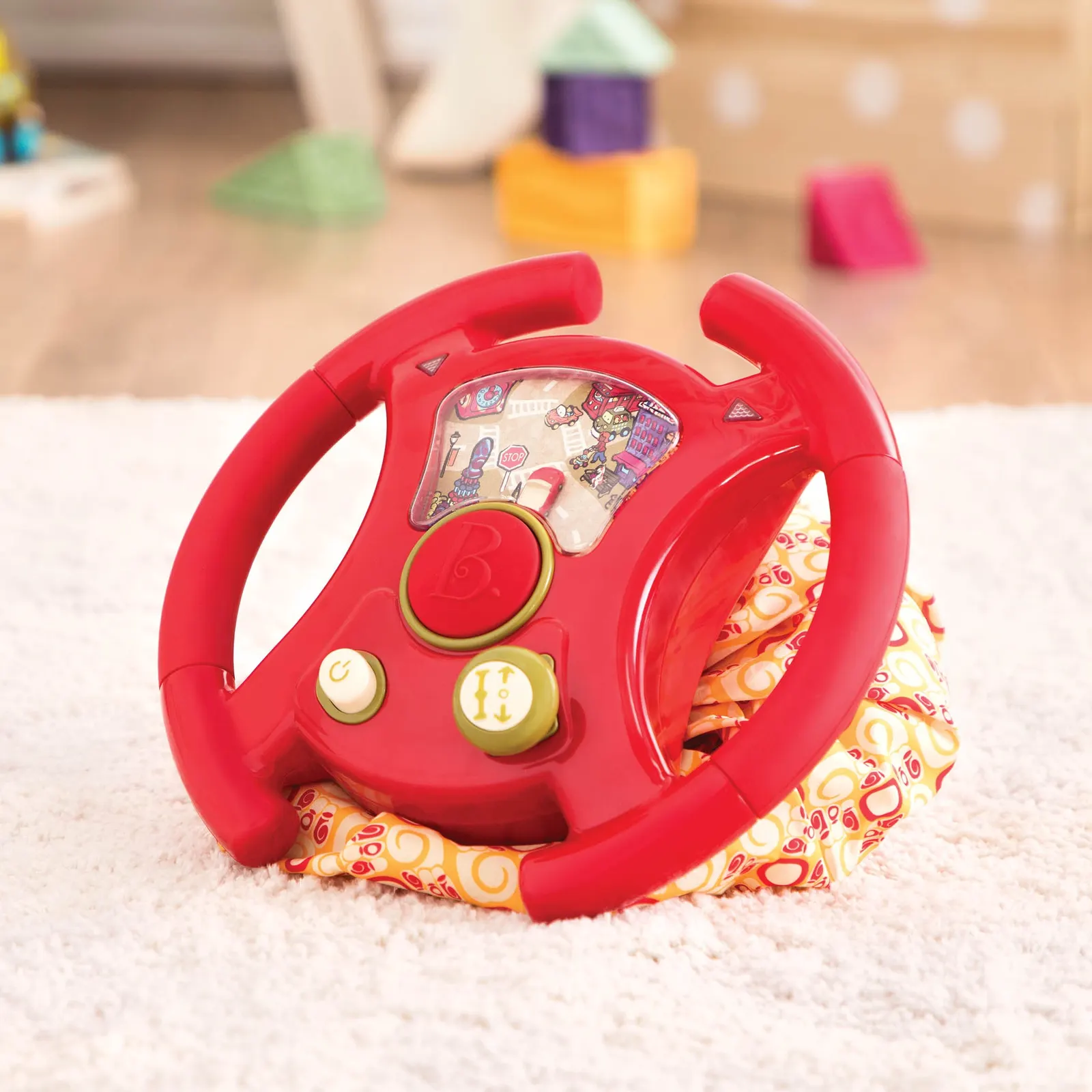საგანმანათლებლო სათამაშო Btoys YOU TURNS, DRIVING WHEEL