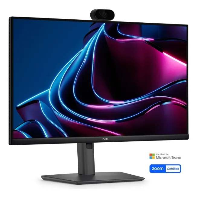 Dell Pro P 24 USB-C Hub Webcam Monitor - P2426HEV/23.8"/IPS/1920 x 1080 120 Hz/300 cd/m2/1500:1/HDMI,2xDP,3xUSB Type-A,1xUSB Type-B,2xUSB-C,RJ45/3Yr w