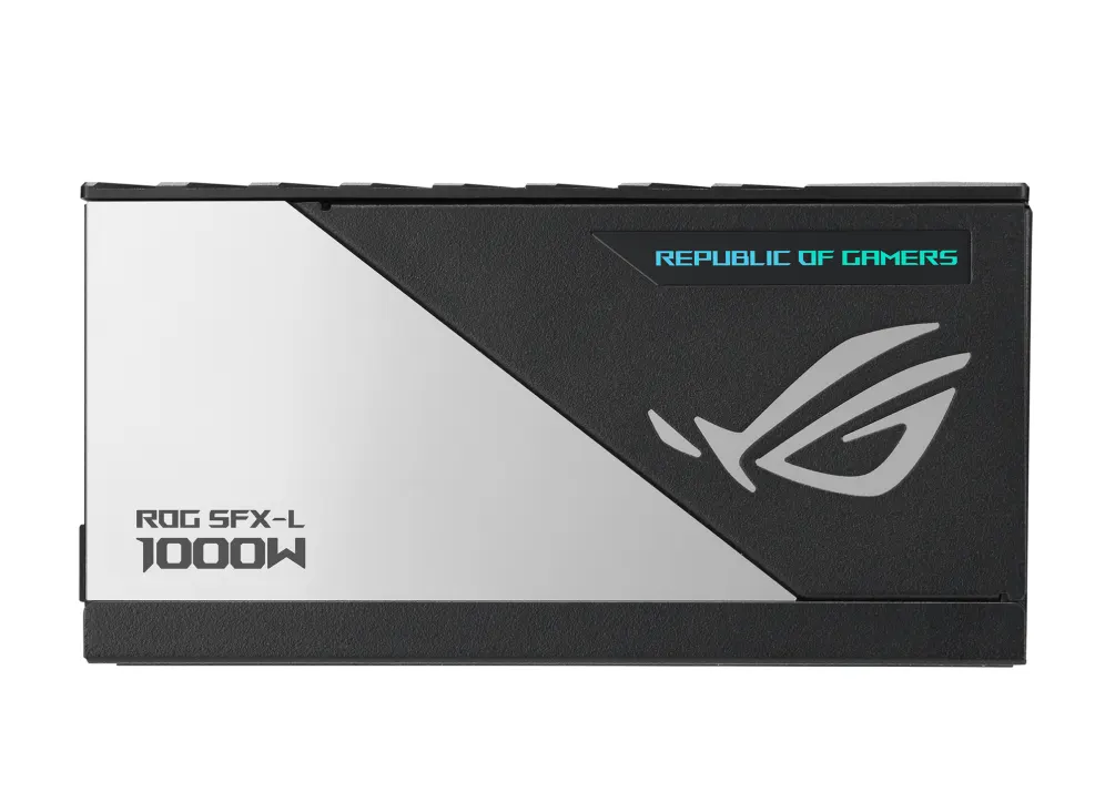 კვების ბლოკი ASUS ROG LOKI (1000W), >90%, 80+ Platinum, 135mm, 1xMB 24pin(20+4), 2xCPU 8pin(4+4), 4xMolex, 6xSATA, 3xPCIe 8pin(6+2), 1xPCIe GEN5, Fully Modular, SFX-L, ROG-LOKI-1000P-SFX-LGAMING