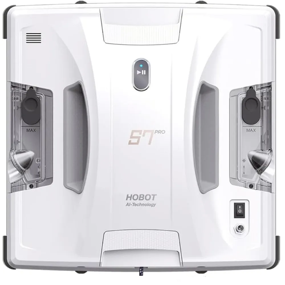 მინის საწმენდი რობოტი Hobot S7 Pro, 100W, 4800Pa, Dual Mop Polish Window Cleaning Robot, White