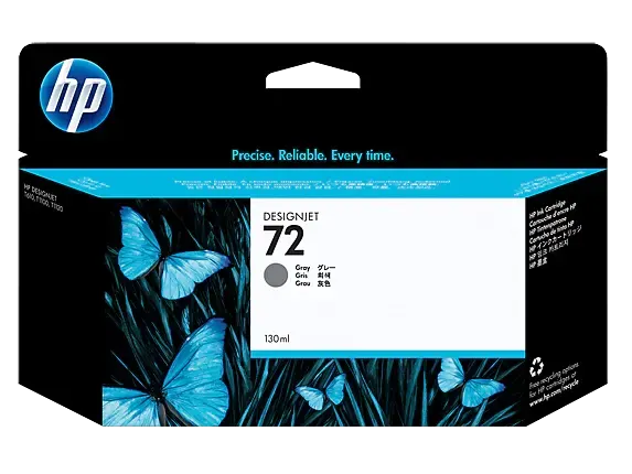 HP 72, Gray DesignJet Ink Cartridge C9374A