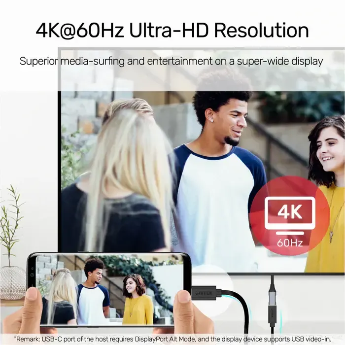 C14086BK-1M,UNITEK Type-C 1M Full-Featured USB Male to Female Extension Cable,USB3.2 CM to C FM,with DATA 10Gbps/Display 4K/P