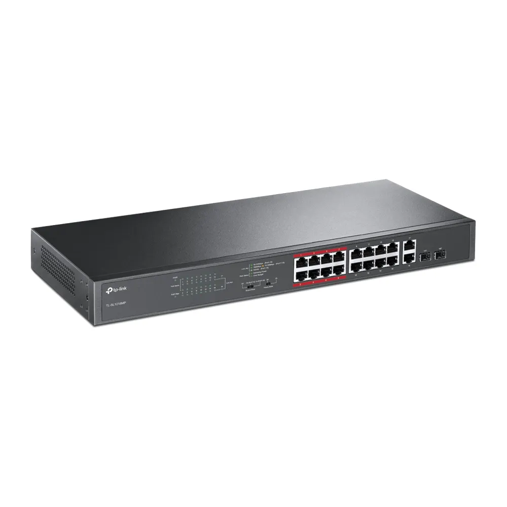 სვიჩი TP-link TL-SL1218MP PoE+ Switch Unmanaged PoE+