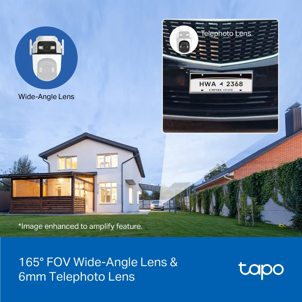 სმარტ კამერა TP-Link Tapo C545D Dual Lens Pan/Tilt Camera