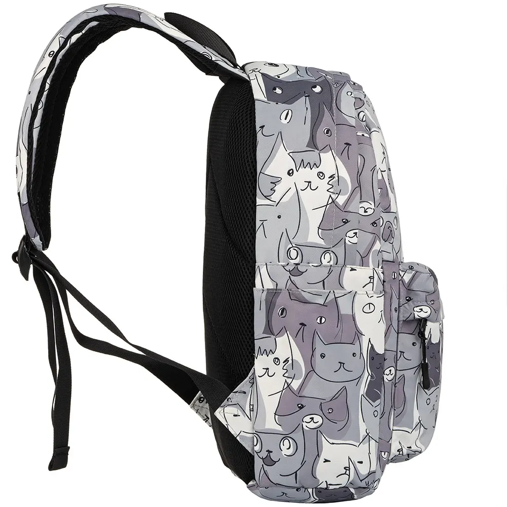 2E Backpack, TeensPack Cats, Gray