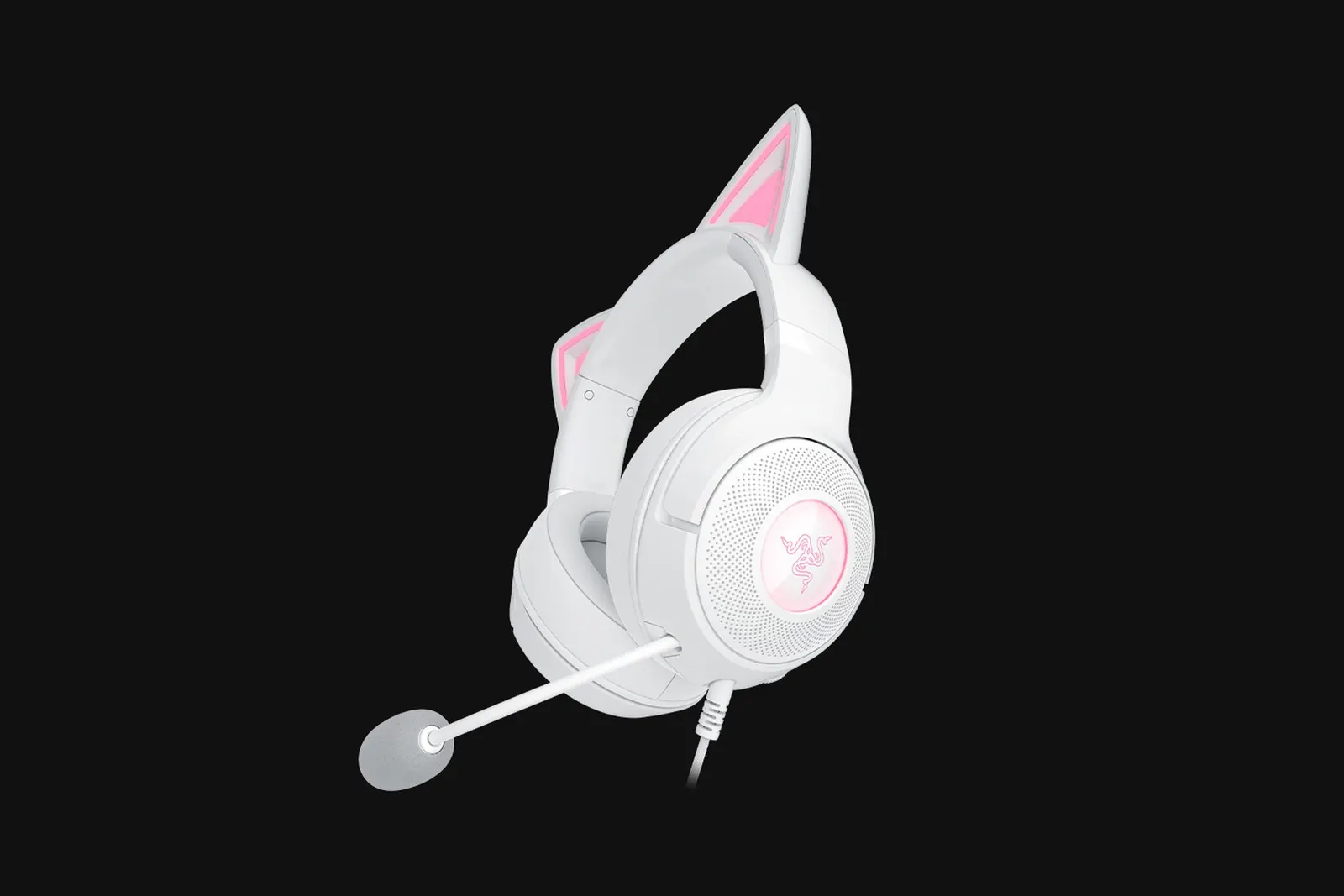 ყურსასმენი Razer Headset Kraken Kitty V2, 7.1, RGB, USB-A, white