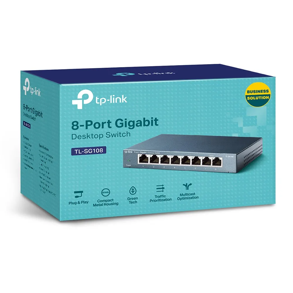 სვიჩი TP-Link TL-SG108 Desktop Switch Unmanaged