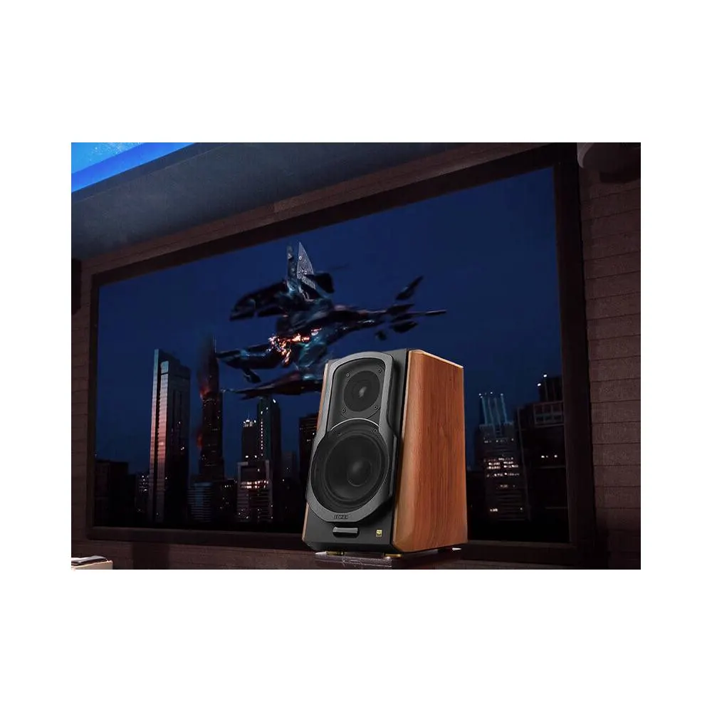 დინამიკი Edifier S1000W, 120W, Optical, Coaxial, Bluetooth, Wi-Fi, Speaker, Brown
