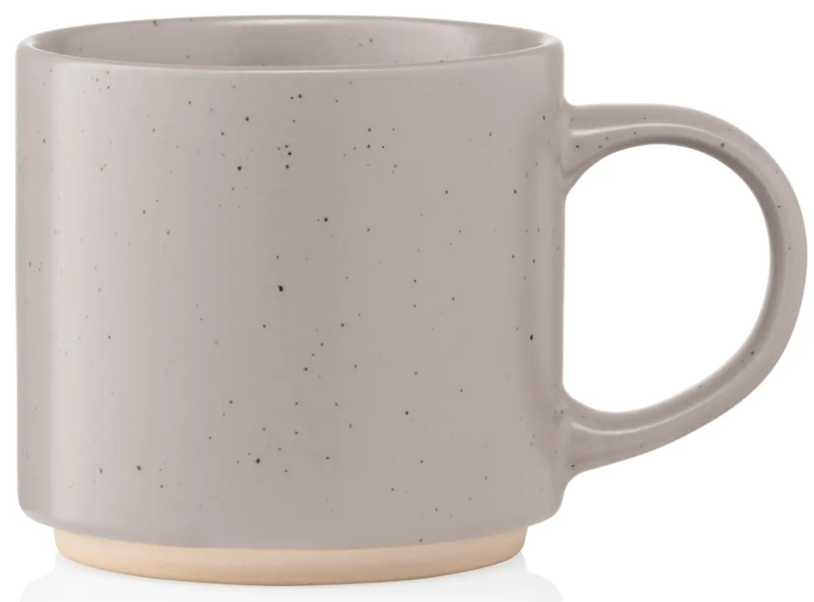 კათხა Ardesto Mug Alcor, 420ml, ceramics, gray