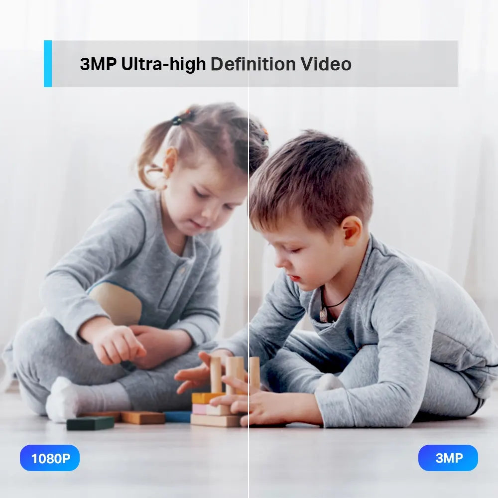 სმარტ კამერა TP-Link Tapo C210 Wi-Fi Camera - 2304 x 1296, Wi-Fi, 360° / 114° Viewing Angle, MicroSD Card Slot (Up to 256 GB), Two-Way Audio, iOS 10+, Android 5+