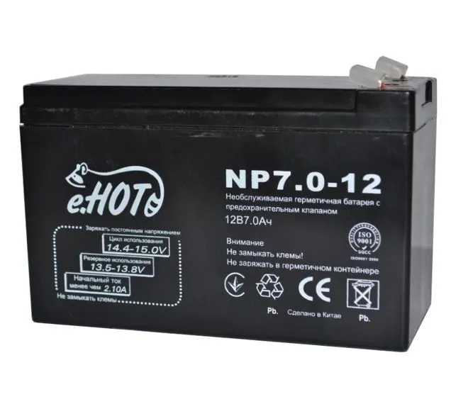 აკუმულატორი ENOT NP7.0-12 battery 12V 7Ah