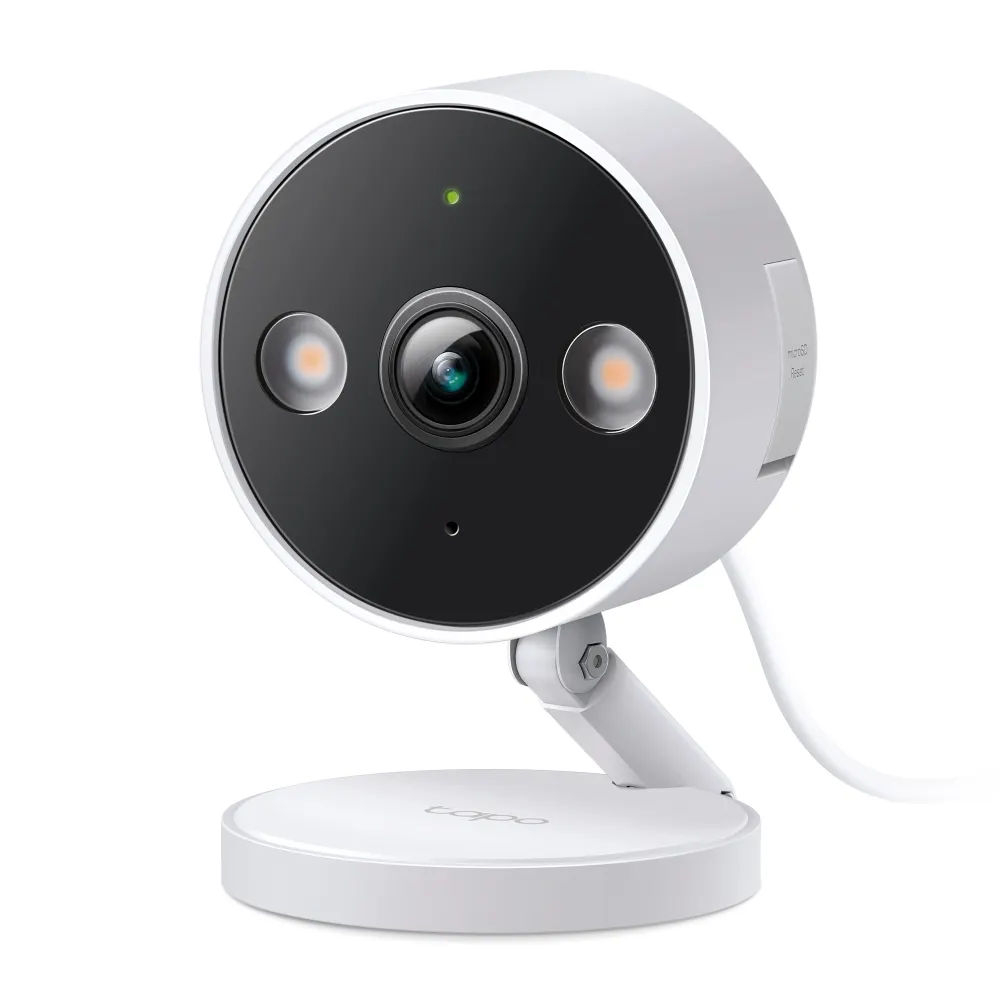 სმარტ კამერა TP-Link Tapo C120 Wi-Fi Camera - 2560 × 1440 (2K), Wi-Fi, 120° Viewing Angle, MicroSD Card Slot (Up to 256 GB), Two-Way Audio, iOS, Android