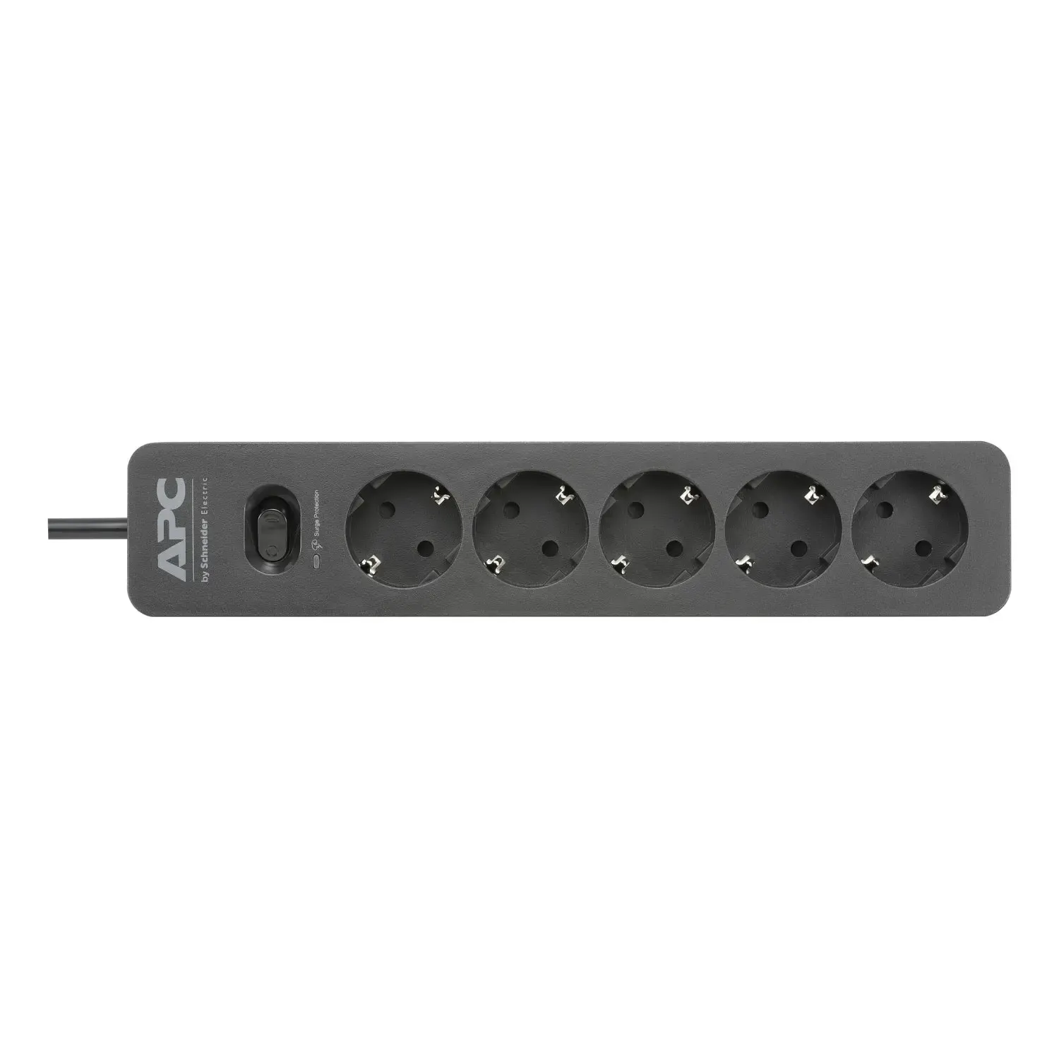 PME5B-GR, APC, Surge Protector, Essential SurgeArrest 5 Outlet, 1.5 m, 230V/10 A , 2300 W, Germany, Black.