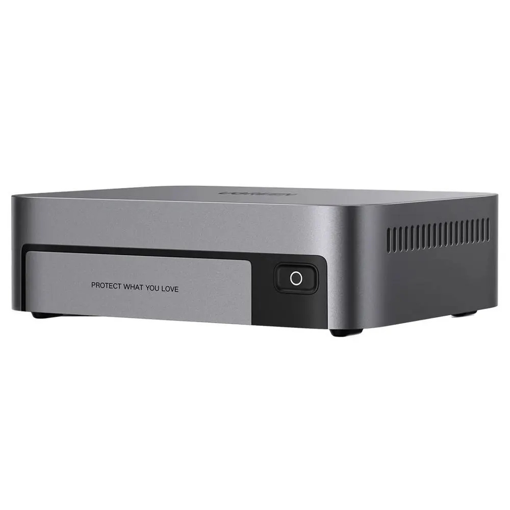 Storage System UGREEN NASync DXP480T Plus (25892), Intel i5-1235U, 8GB, 128GB, Diskless, RJ45, USB, HDMI, Space Gray
