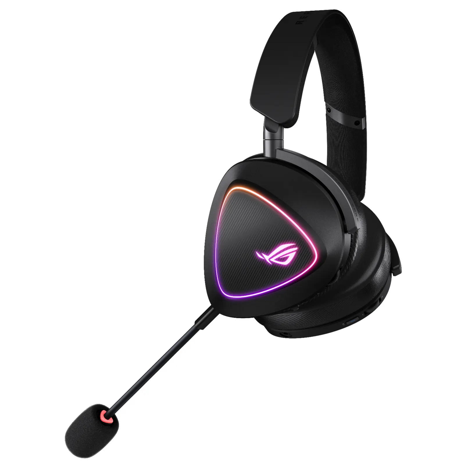 ყურსასმენი Headset ASUS ROG Delta II, 3.5mm/BT/WL, RGB, 2m, black