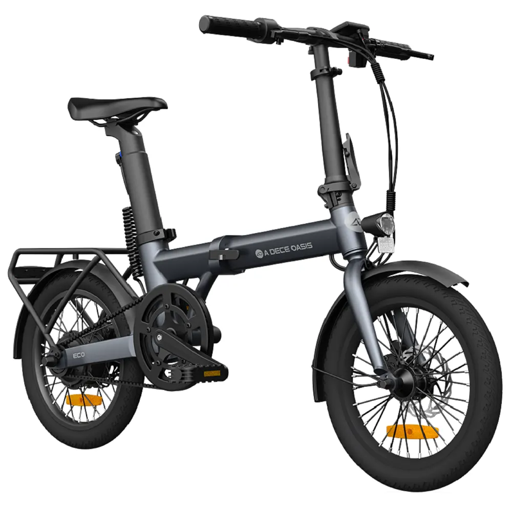 ADO Eco 16, 350W, Smart APP, Folding Electric Bike, 25KM/H, Grey