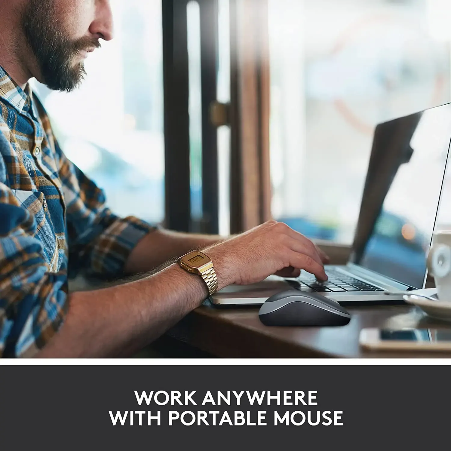 მაუსი logitech M185 Mouse Grey