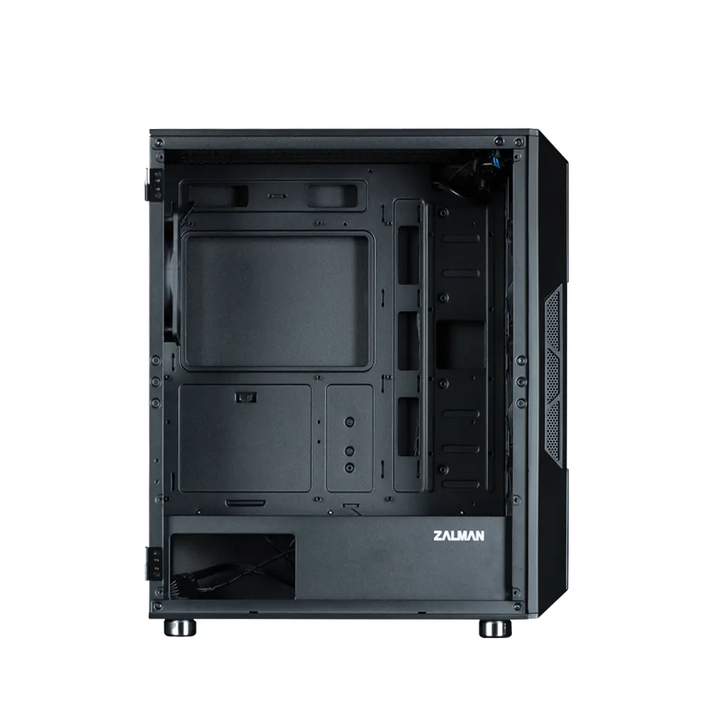 ქეისი Zalman PC case I3 Neo ARGB without PSU, 2xUSB3.0, 1xUSB2.0, 4x120mm ARGB, VGA 355mm, LCS ready, TG Side Panel, ATX, black