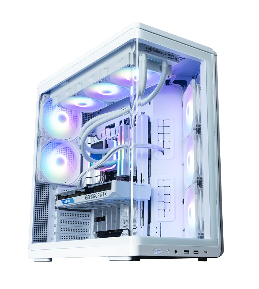 ქეისი Zalman PC case P60 without PSU, 2xUSB3.0, 1x Type C, 3x120mm ARGB Reverse, 2x120mm ARGB, VGA 435mm, LCS ready, Curved Tempered Glass, Dual Chamber, ATX, white