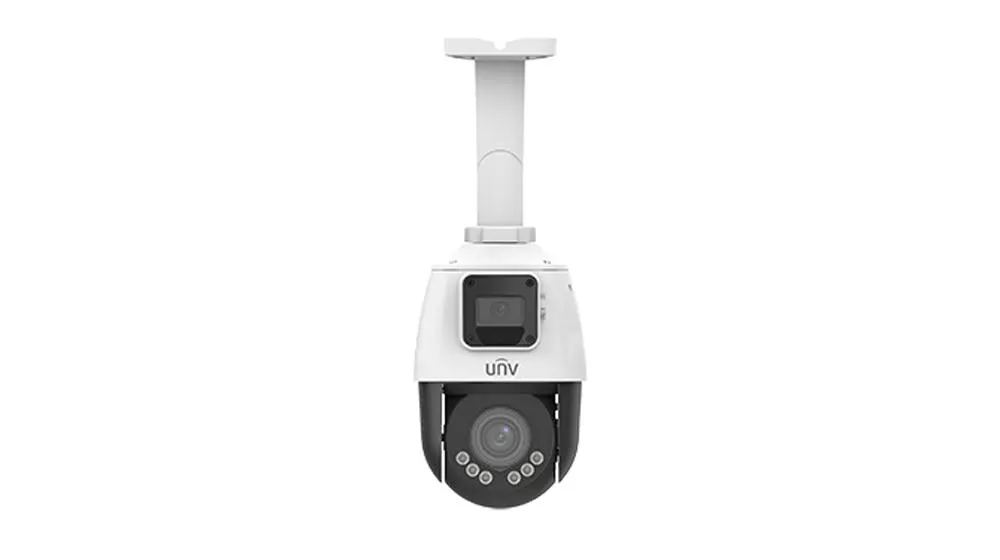 IP კამერა - 2*2მპ, Dome, PTZ, 4x, SD, ANR, IR50, Mic, LightHunter, Uniview IPC9312LFW-AF28-2X4