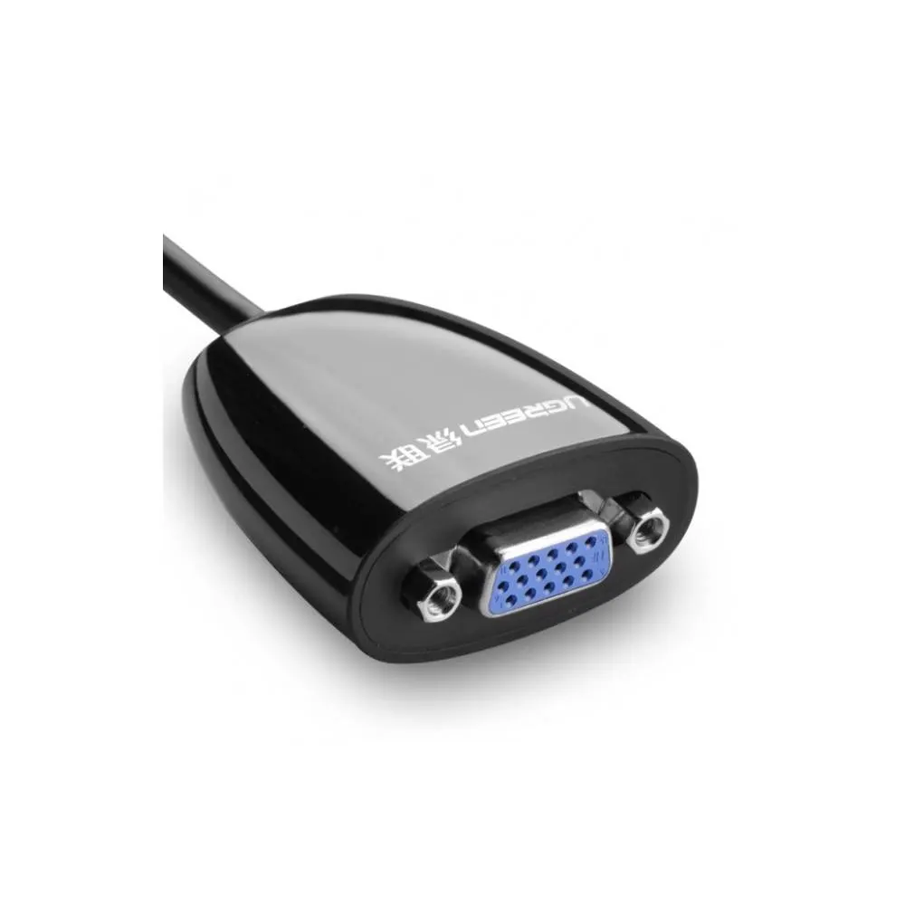 ადაპტერი UGREEN MM105 (40253), HDMI to VGA converter without Audio, Black