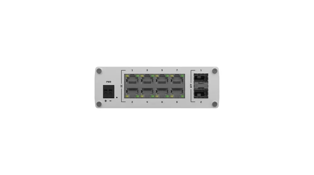 Switch 8 10/100/1000, 2 SFP ports, Teltonika TSW210