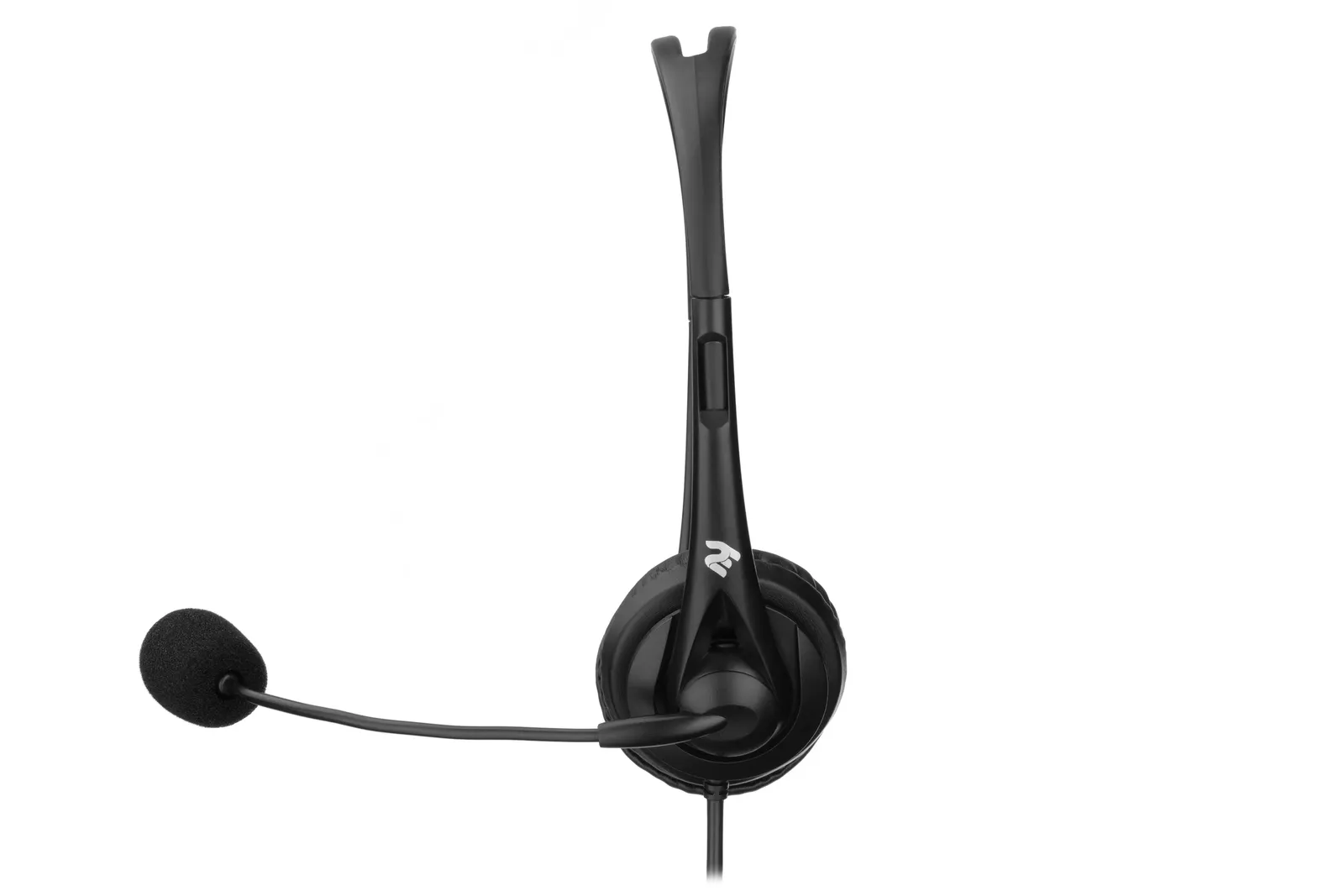 ყურსასმენი 2E PC headset stereo On-ear CH11 USB, omni-mic, 2m, black