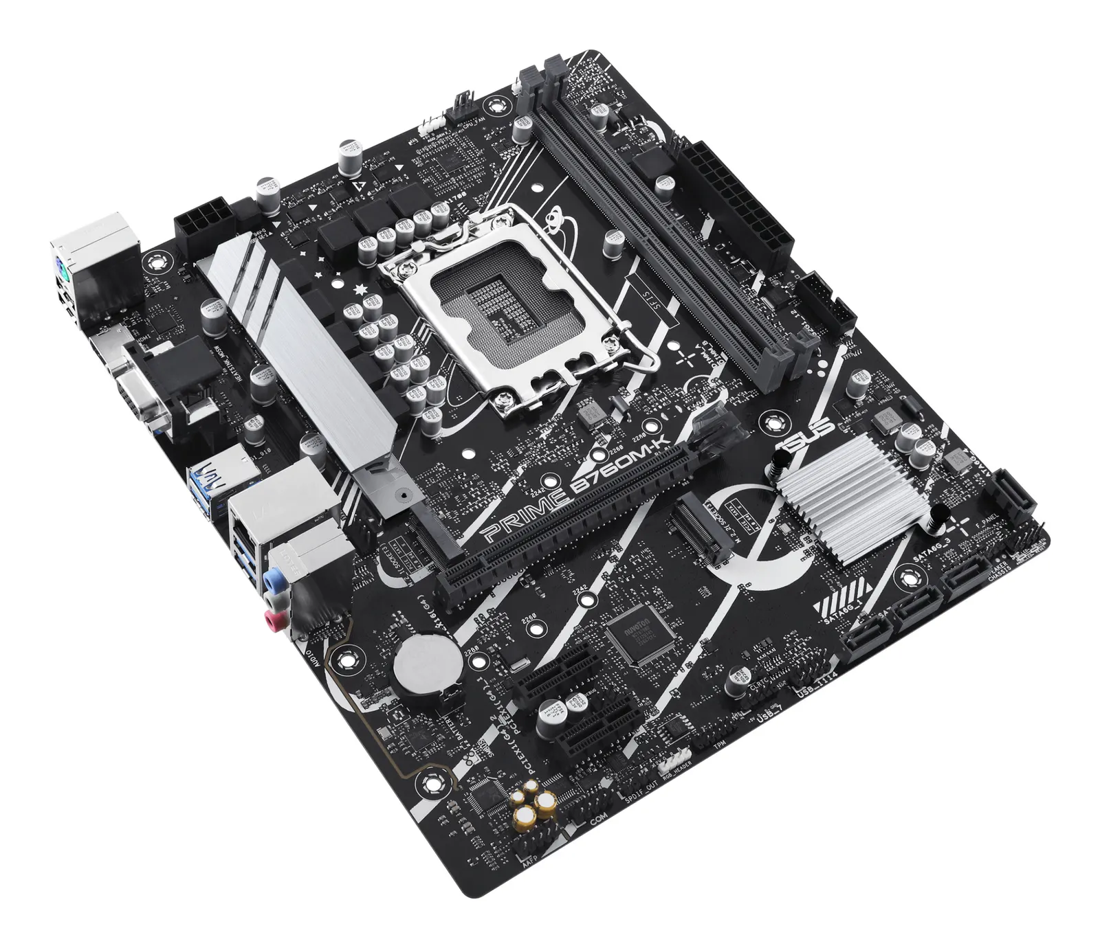 დედაპლატა ASUS Motherboard PRIME B760M-K s1700 B760 2xDDR5 M.2 HDMI D-Sub mATX
