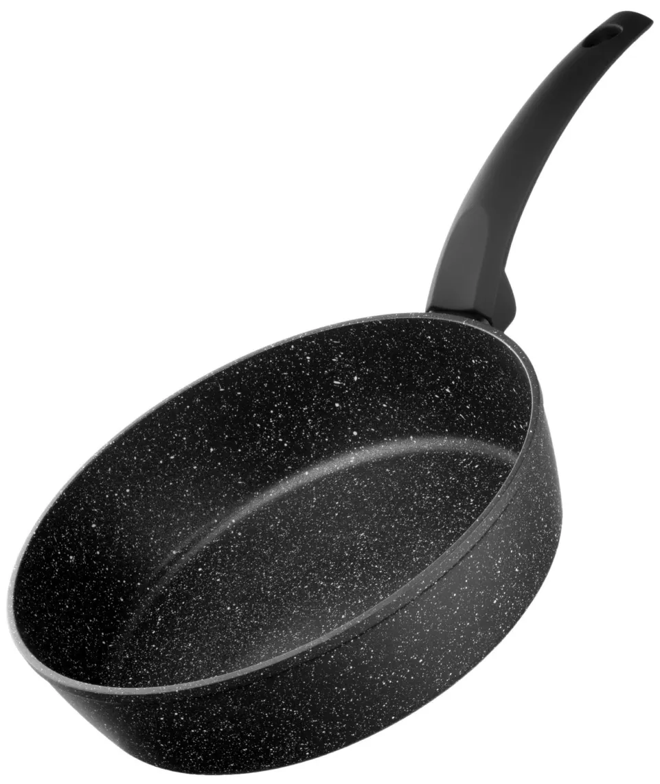 ტაფა Ardesto Deep Fry pan with lid Gemini Gourmet Viareggio, 24cm, aluminium, black
