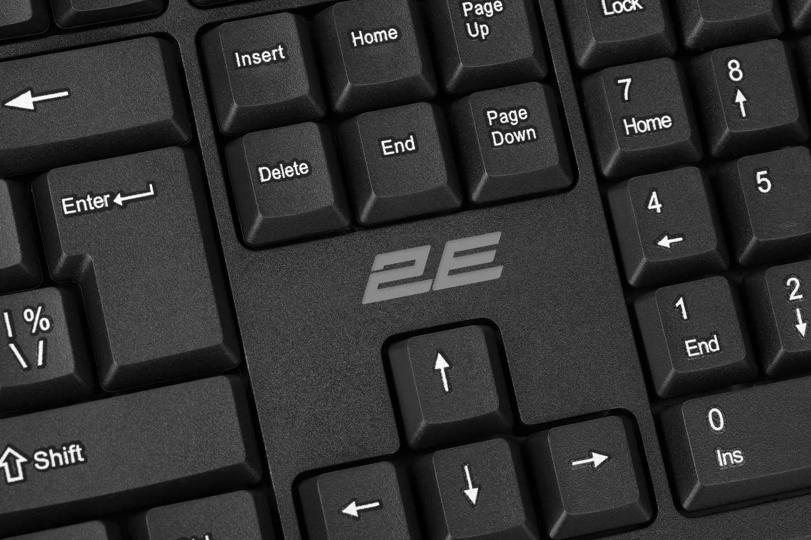 კლავიატურა-მაუსი 2E Combo keyboard and mouse MK401 USB-A, EN/UK, black