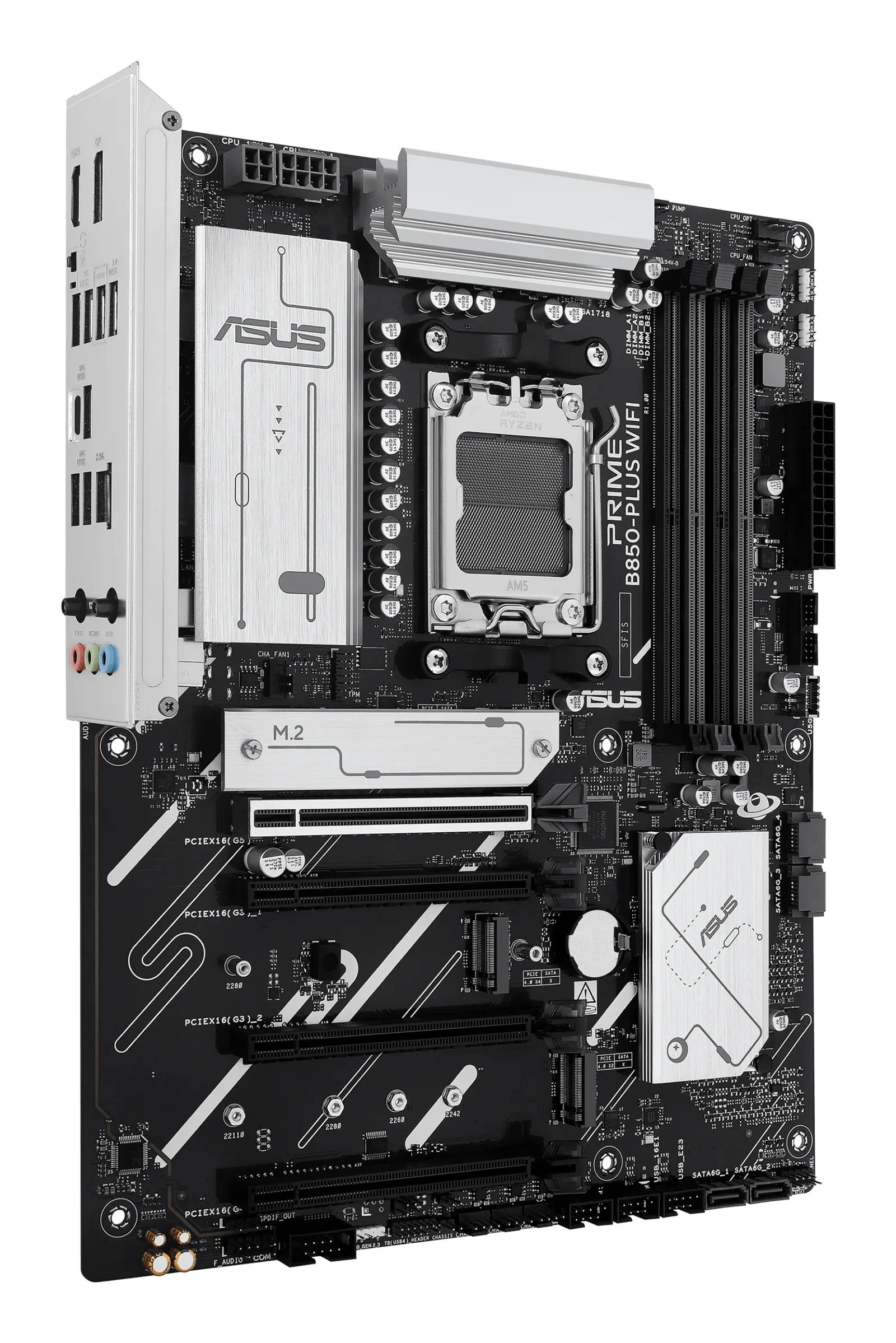 დედაპლატა Motherboard ASUS PRIME B850-PLUS WIFI sAM5 B850 4xDDR5 M.2 HDMI DP Wi-Fi BT ATX
