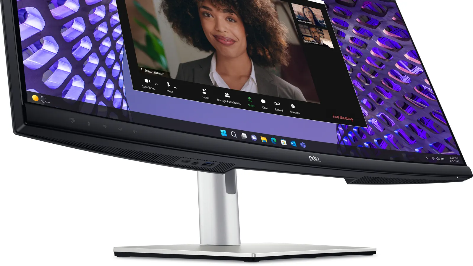 მონიტორი Dell 34" Curved Monitor P3424WEB, IPS WQHD 3440x1440, 3800R, 21:9, 300cd/m, 5ms, HDMI, DP, USB-C PD, 1 x RJ45, 4xUSB, Cam&Mic, Black, 3YrW