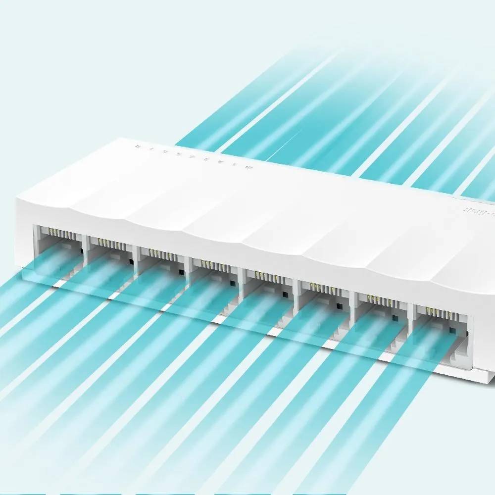 TP-Link, LS1008, 8-Port 10/100Mbps Desktop Switch RJ45 ports