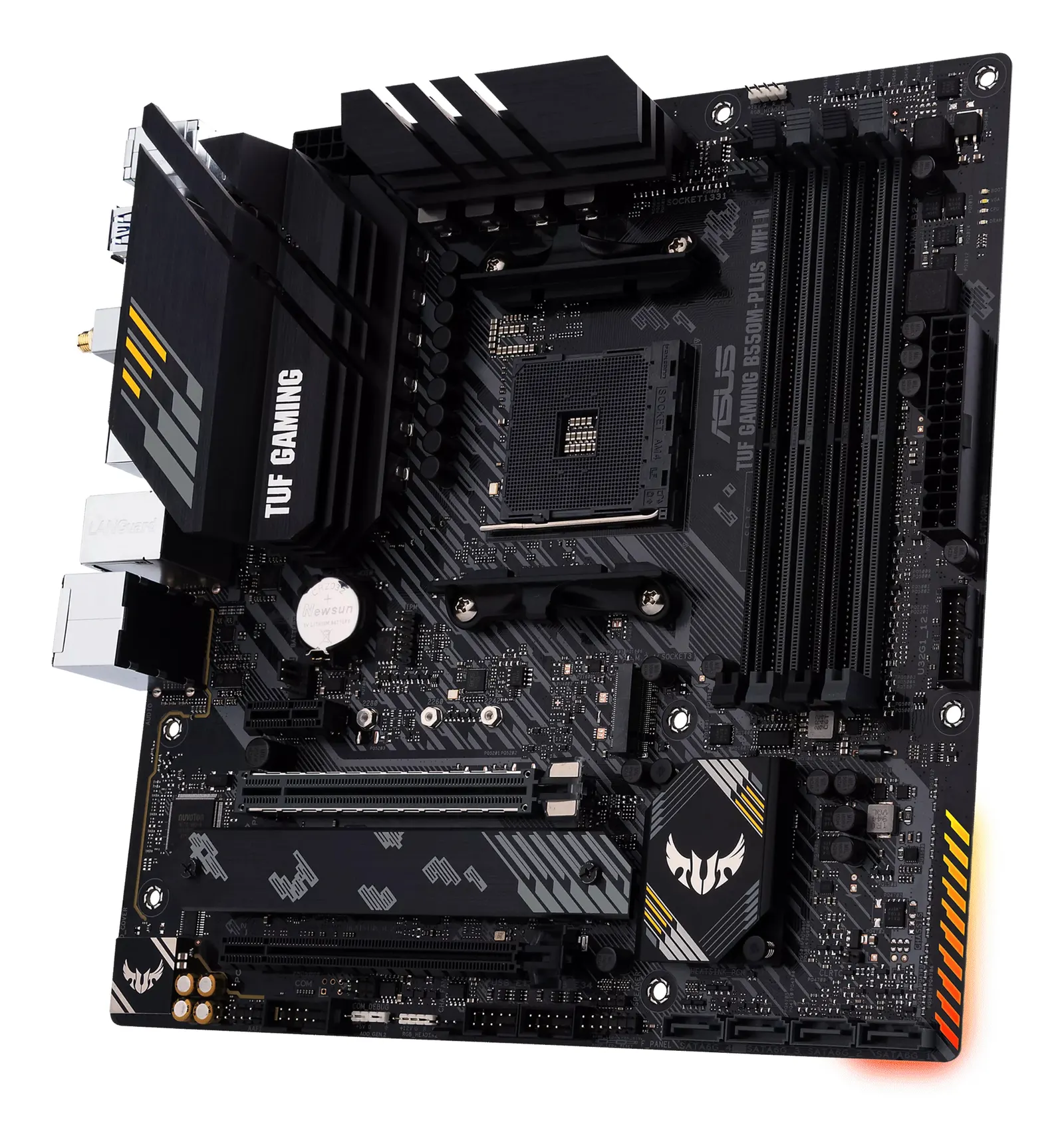 დედაპლატა ASUS Motherboard TUF GAMING B550M-PLUS WIFI II sAM4 B550 4xDDR4 M.2 HDMI DP Wi-Fi BT mATX