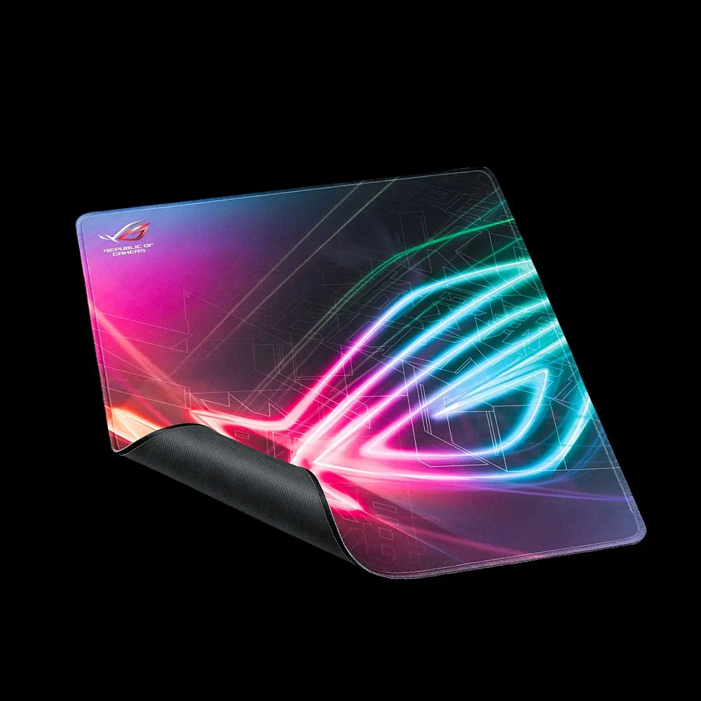 მაუს პადი ASUS Mouse Pad ROG Strix Edge, L (450x400x2mm), multicolored