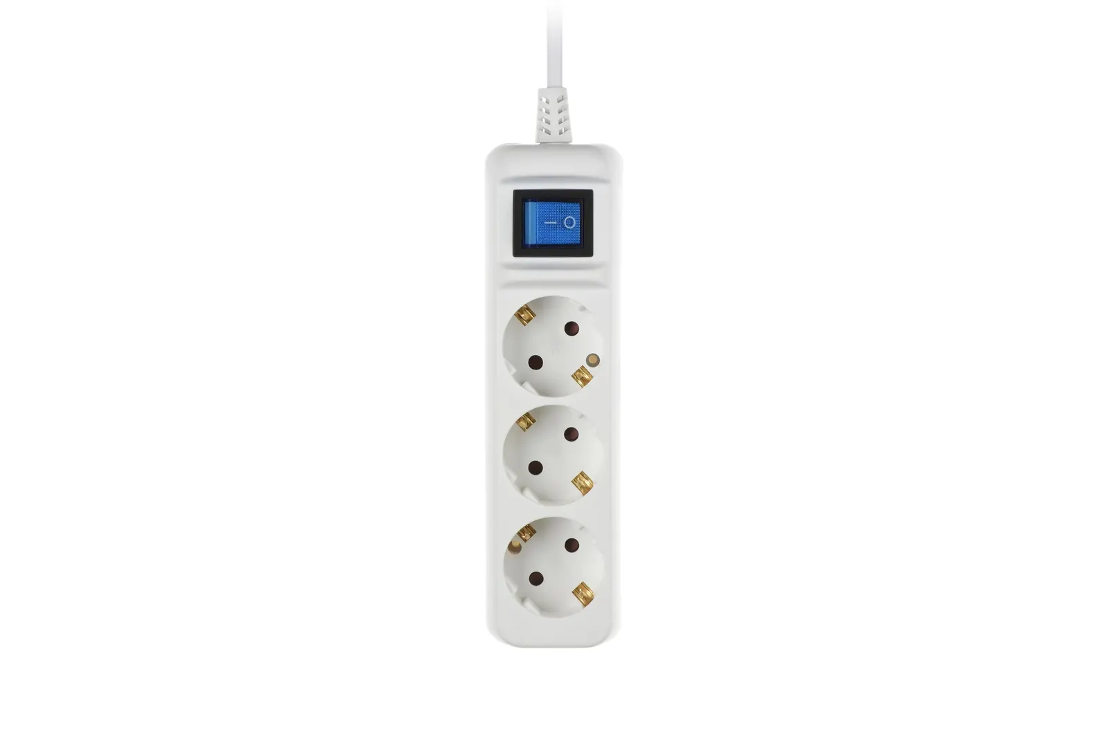 Power strip 2E 3XSchuko with switch, 3G*1.5mm, 1.5m, white