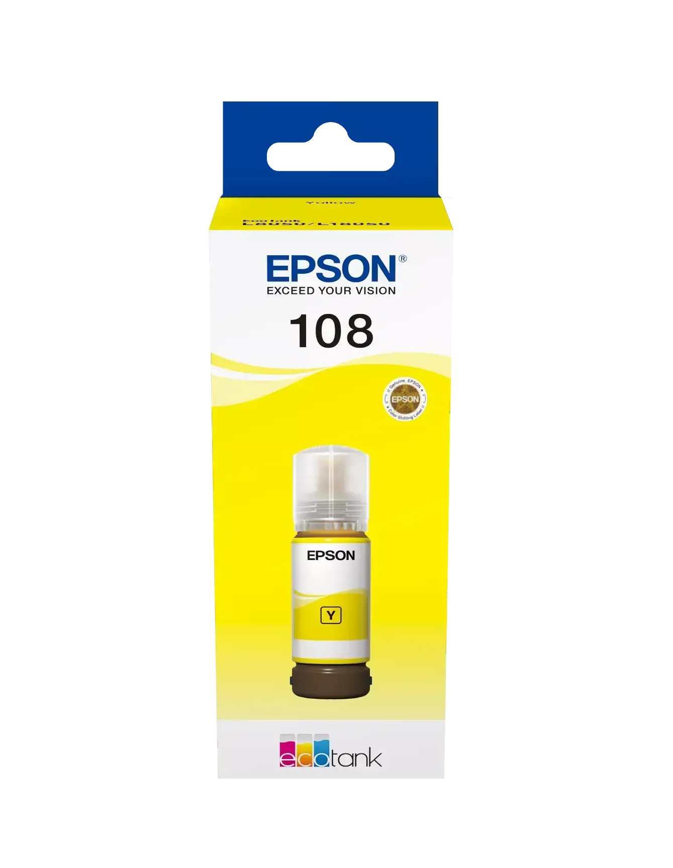 EPSON, 108 Yellow Ink Bottle C13T09C44A