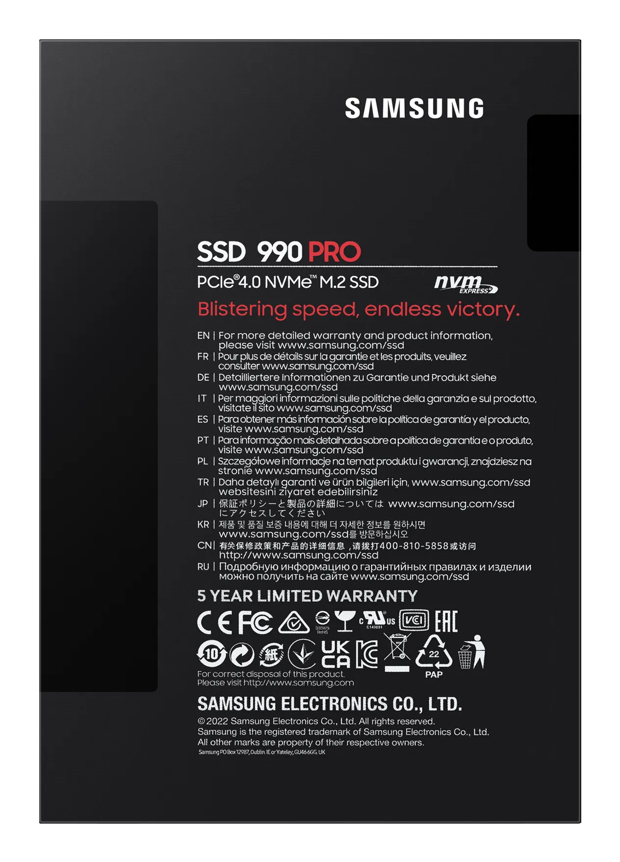 Samsung 990 PRO 1TB M.2 PCIe 4.0