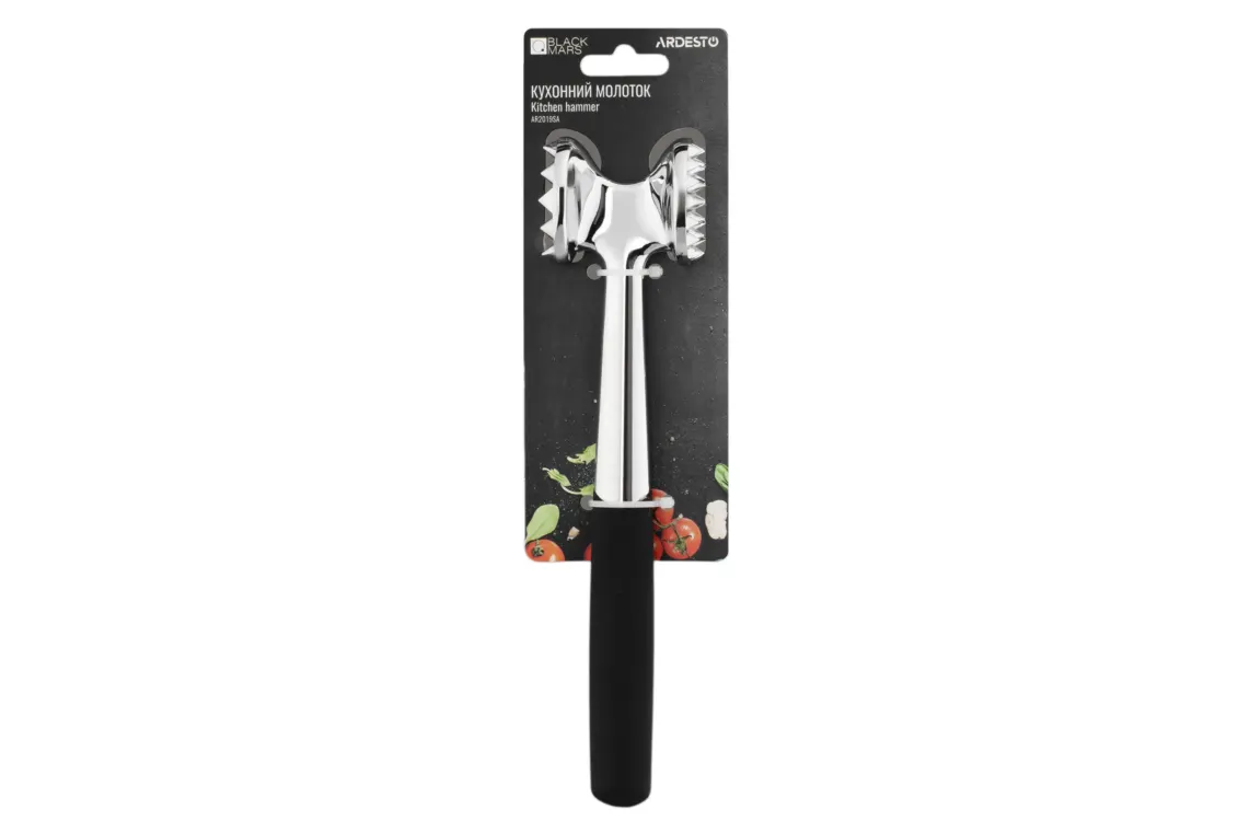 ხორცის ჩაქუჩი Ardesto Kitchen hammer Black Mars, 22.5cm