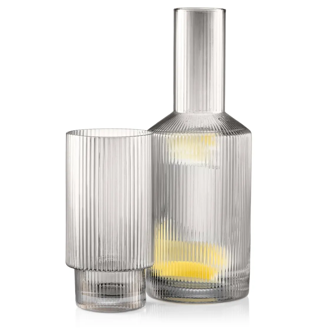 დოქი Ardesto Carafe Graphite 800ml, borosilicate glass, gray