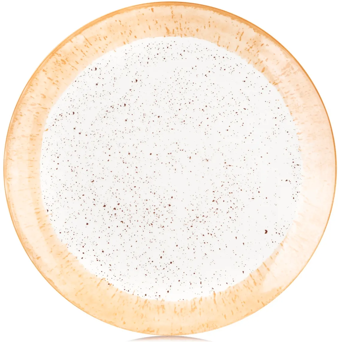 ARDESTO Dinner plate Siena, 27cm, porcelain, white-yellow