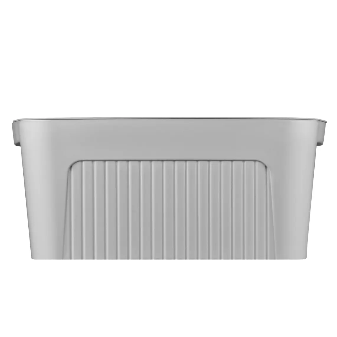 Ardesto Storage box with lid 32x21.5x14cm, 6l, plastic PP, grey