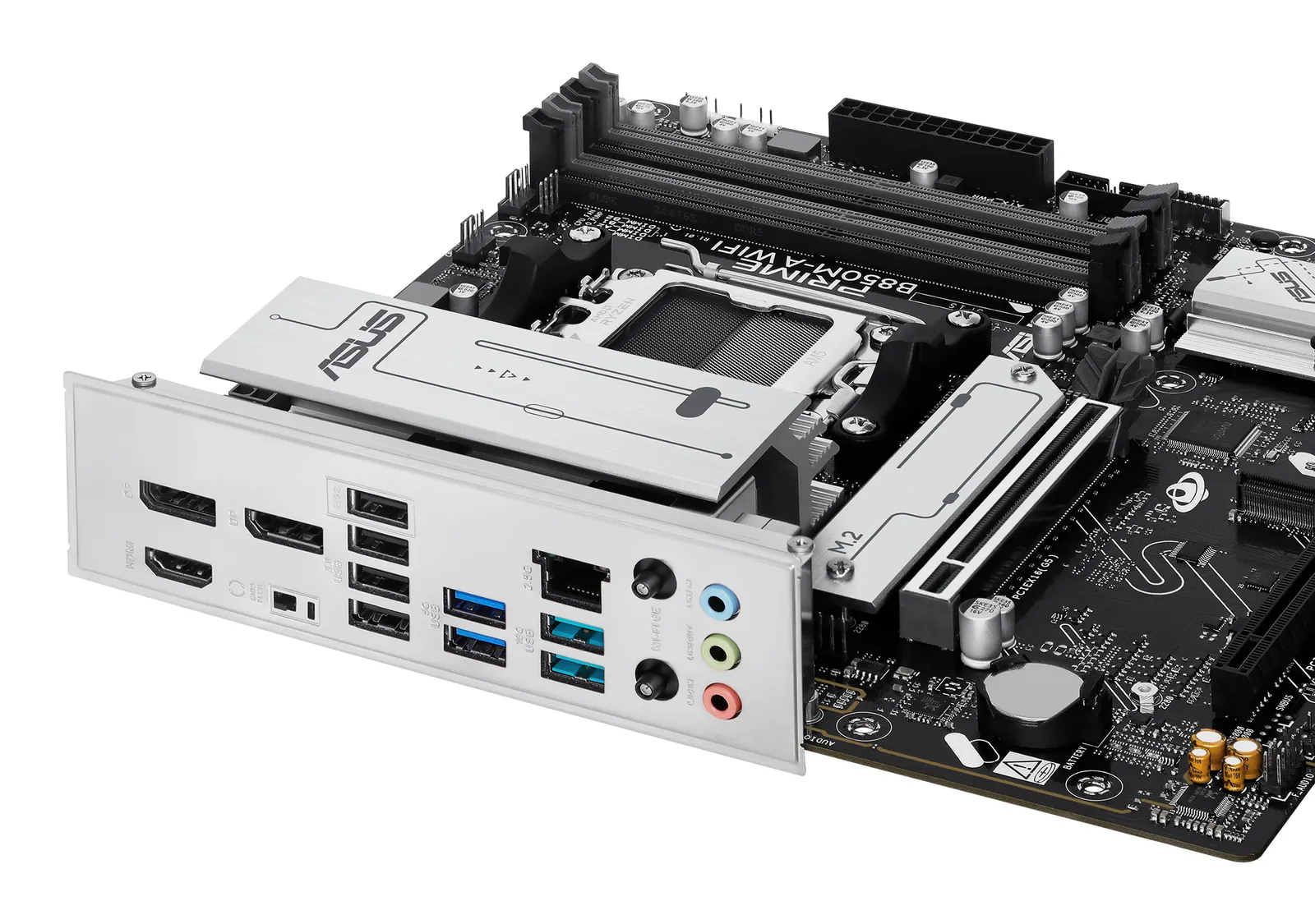 დედაპლატა ASUS Motherboard PRIME B850M-A WIFI sAM5 B850 4xDDR5 M.2 HDMI DP WiFi BT mATX