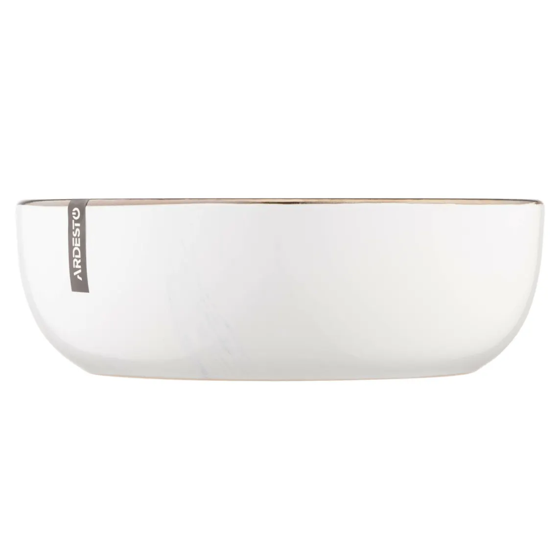 თეფში Ardesto Soup plate Marmo, 19cm, ceramics, white