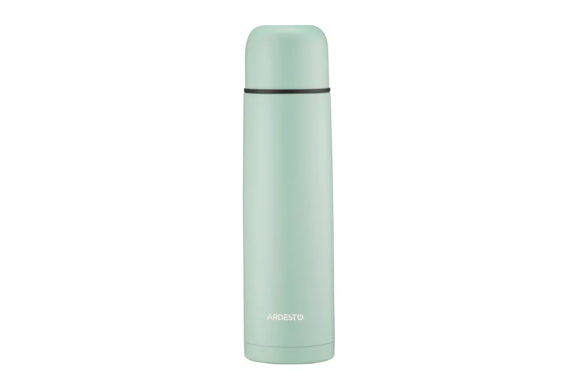 თერმოსი Ardesto Vacuum flask Bright City, 1000ml, stainless steel, green