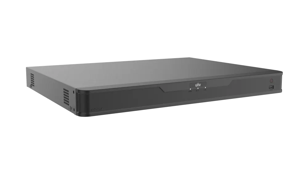 16 არხიანი IP ჩამწერი NVR - 4 მყარი დისკი, Uniview NVR304-16B-IQ