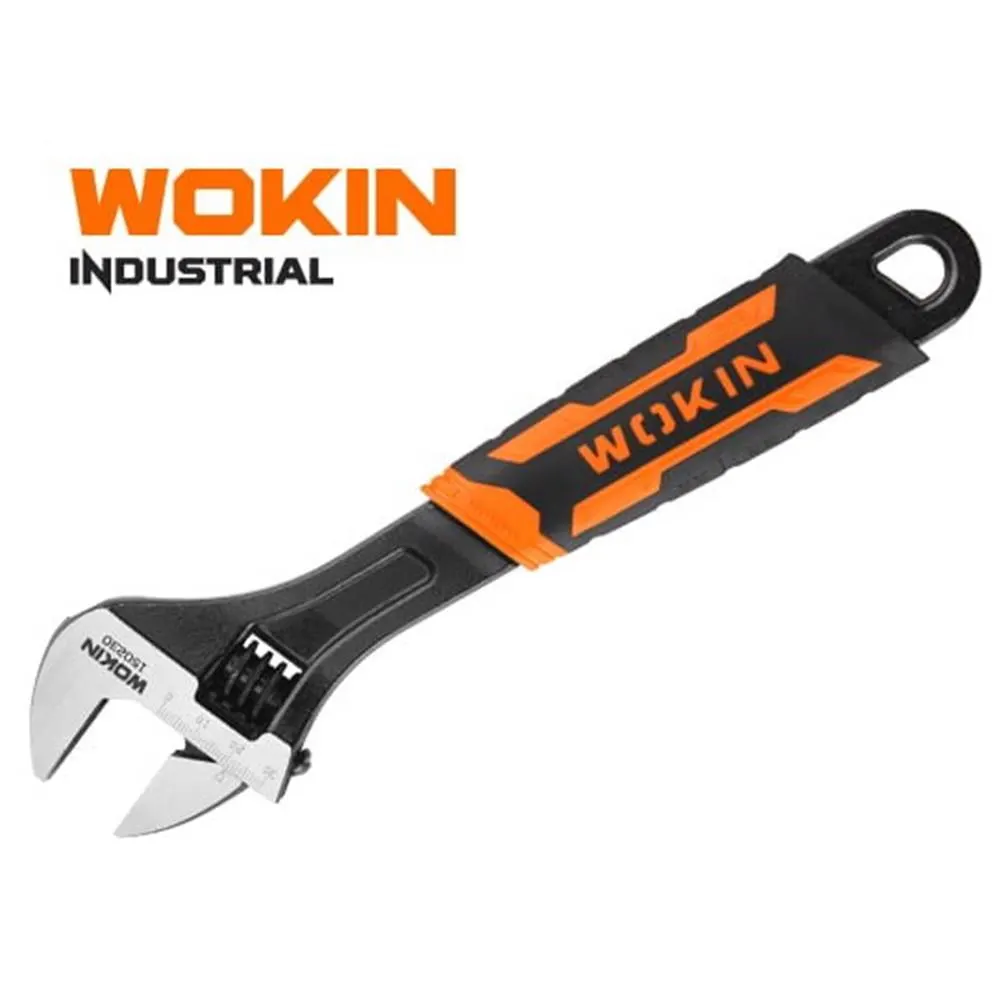 Wokin 150240, 250MM, 10″, Adjustable Wrench (INDUSTRIAL), Silver