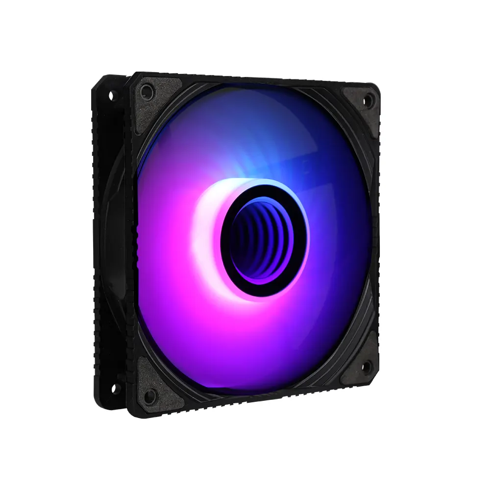 ქეისის ვენტილატორი 2E GAMING Case Fan Air Cool Infinity ACF120IW-ARGB, 120mm, 1200rpm, 3pin, 3pin +5VARGB, 23dBa, black
